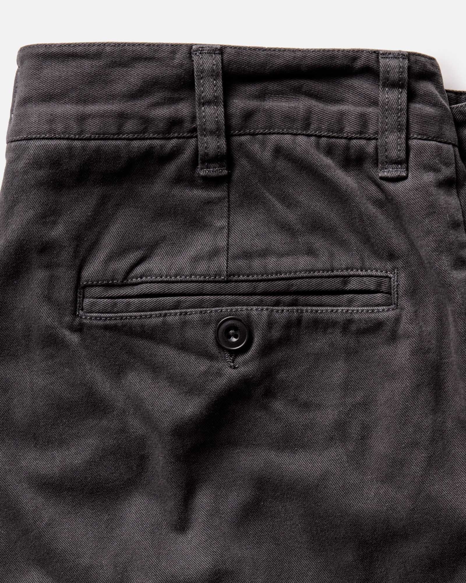 The Straight Foundation Pant in Organic Faded Black - Image 9