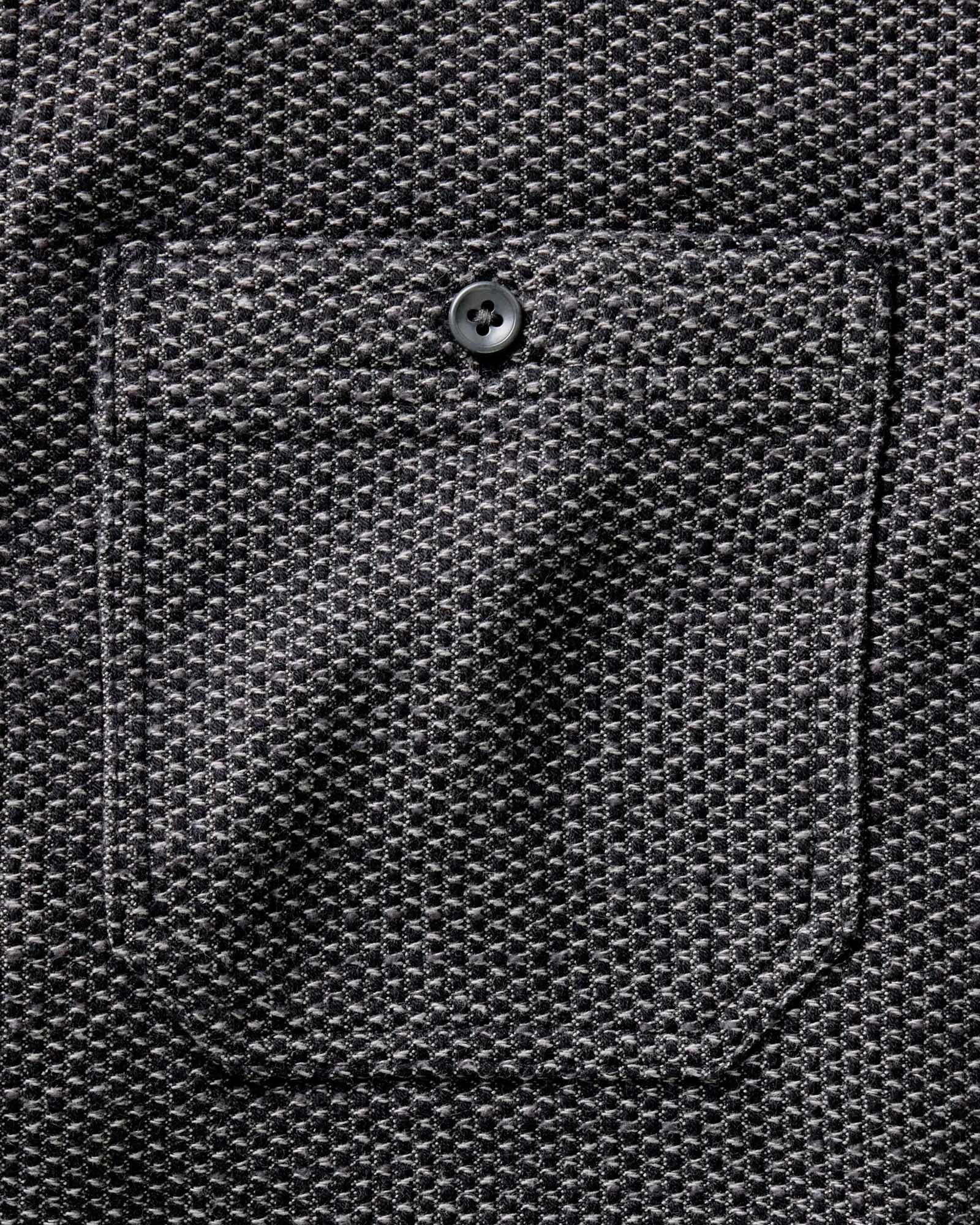 The Utility Shirt in Charcoal Sashiko - Image 6