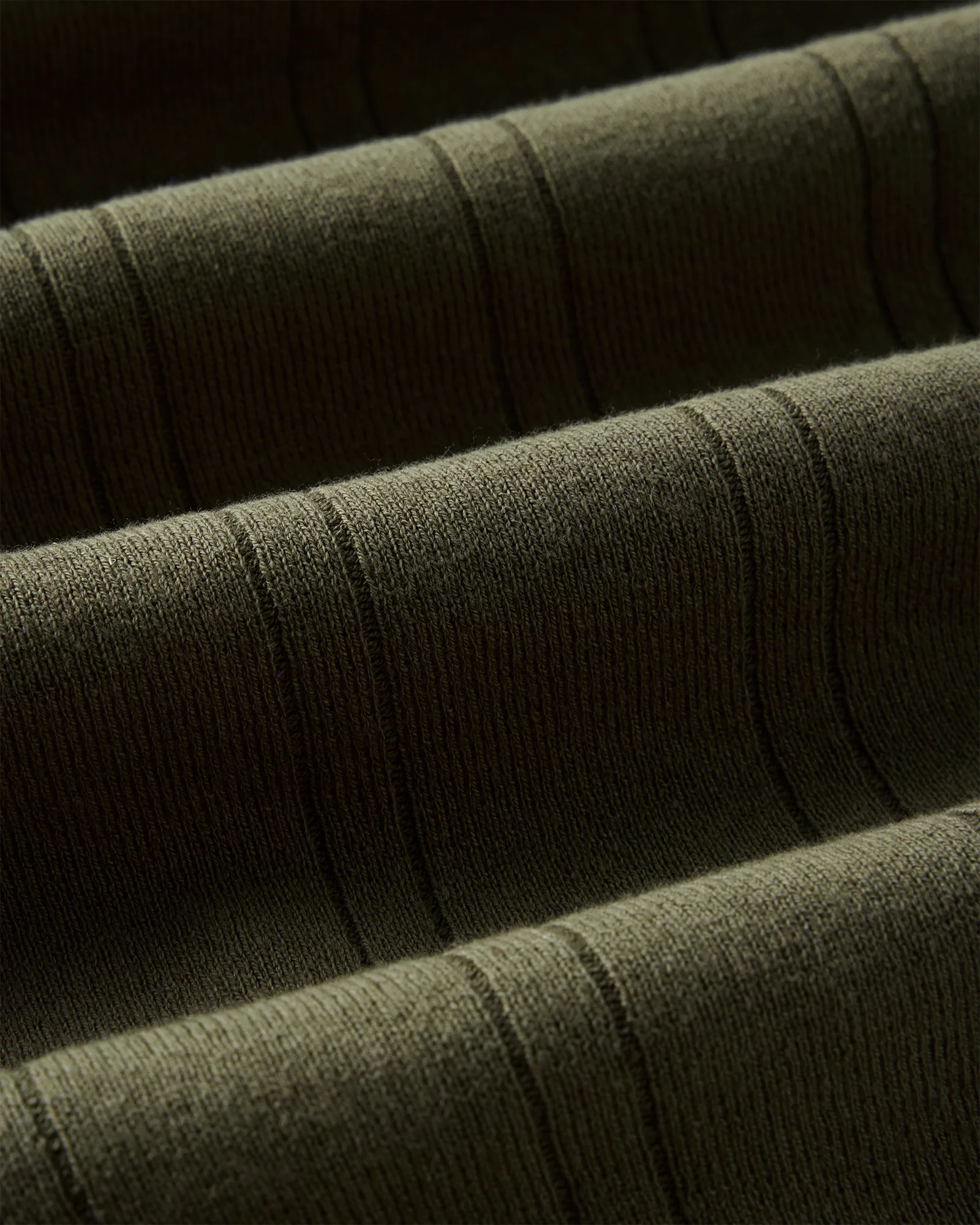 The Valencia Sweater Polo in Heather Cilantro Rib - Image 8
