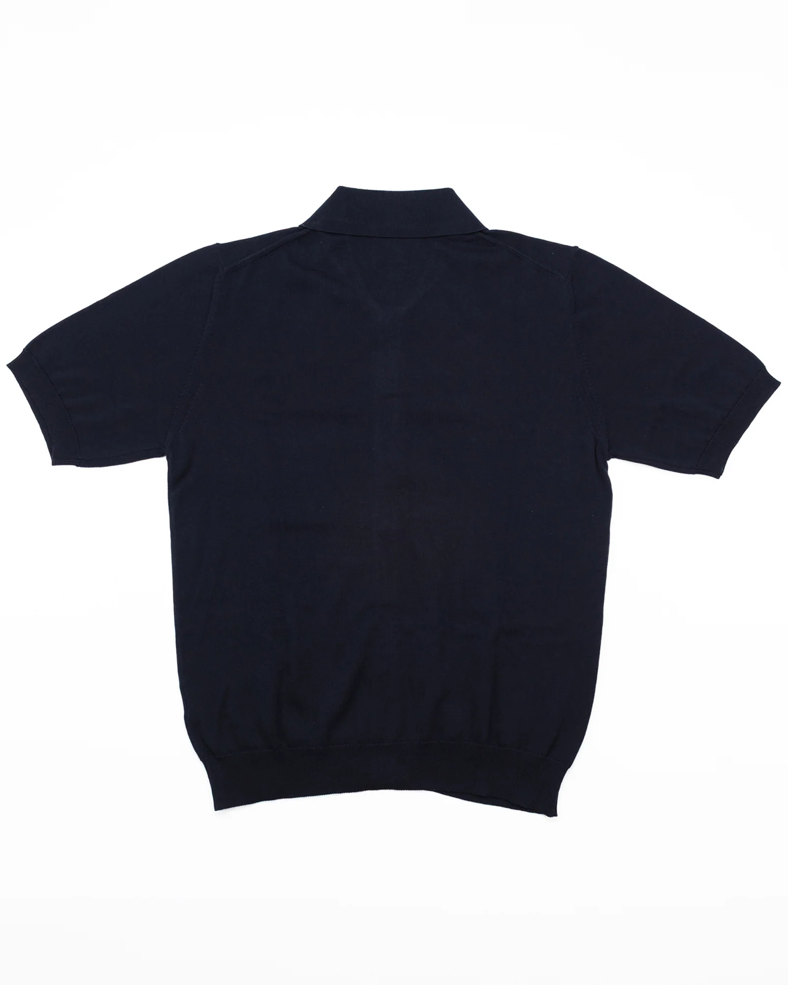The Voice Polo Shirt in Navy Mako Cotton - Image 7