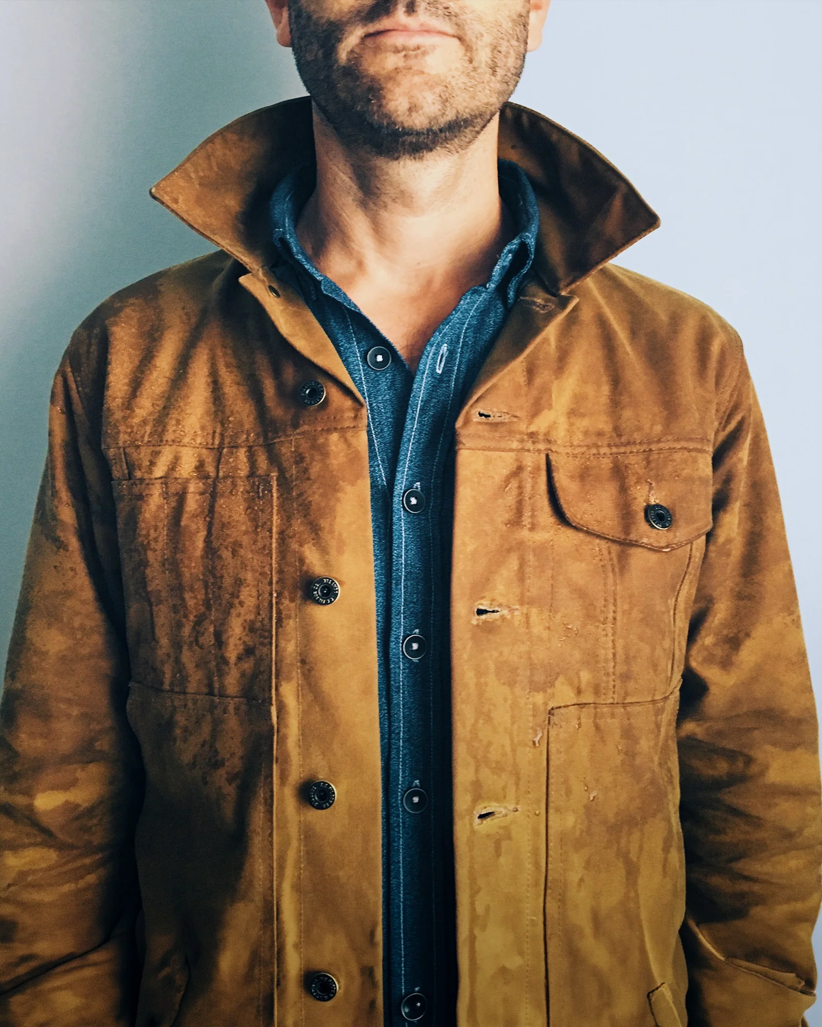 Short Lined Cruiser in Dark Tan - Image 2