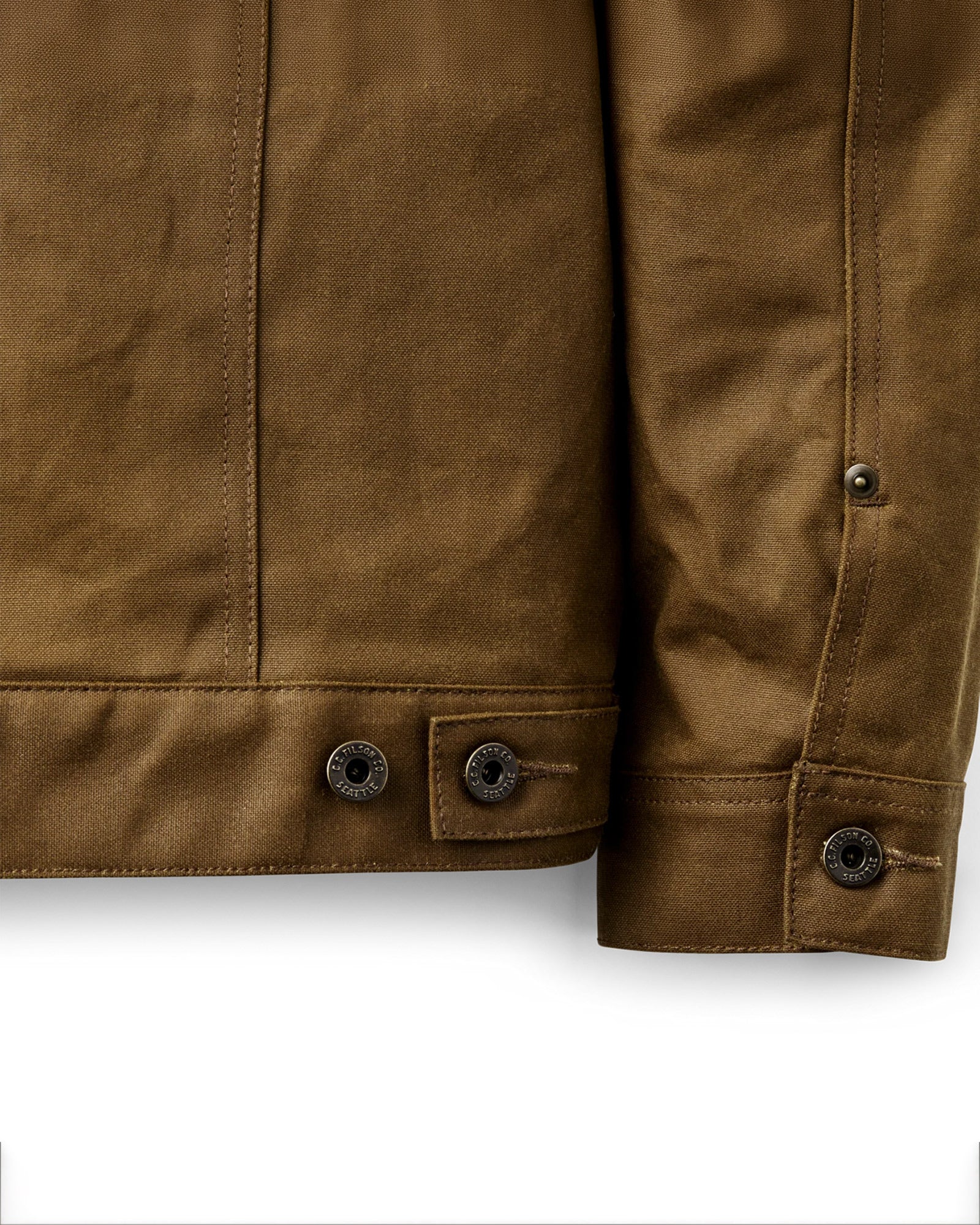 Short Lined Cruiser in Dark Tan - Image 6