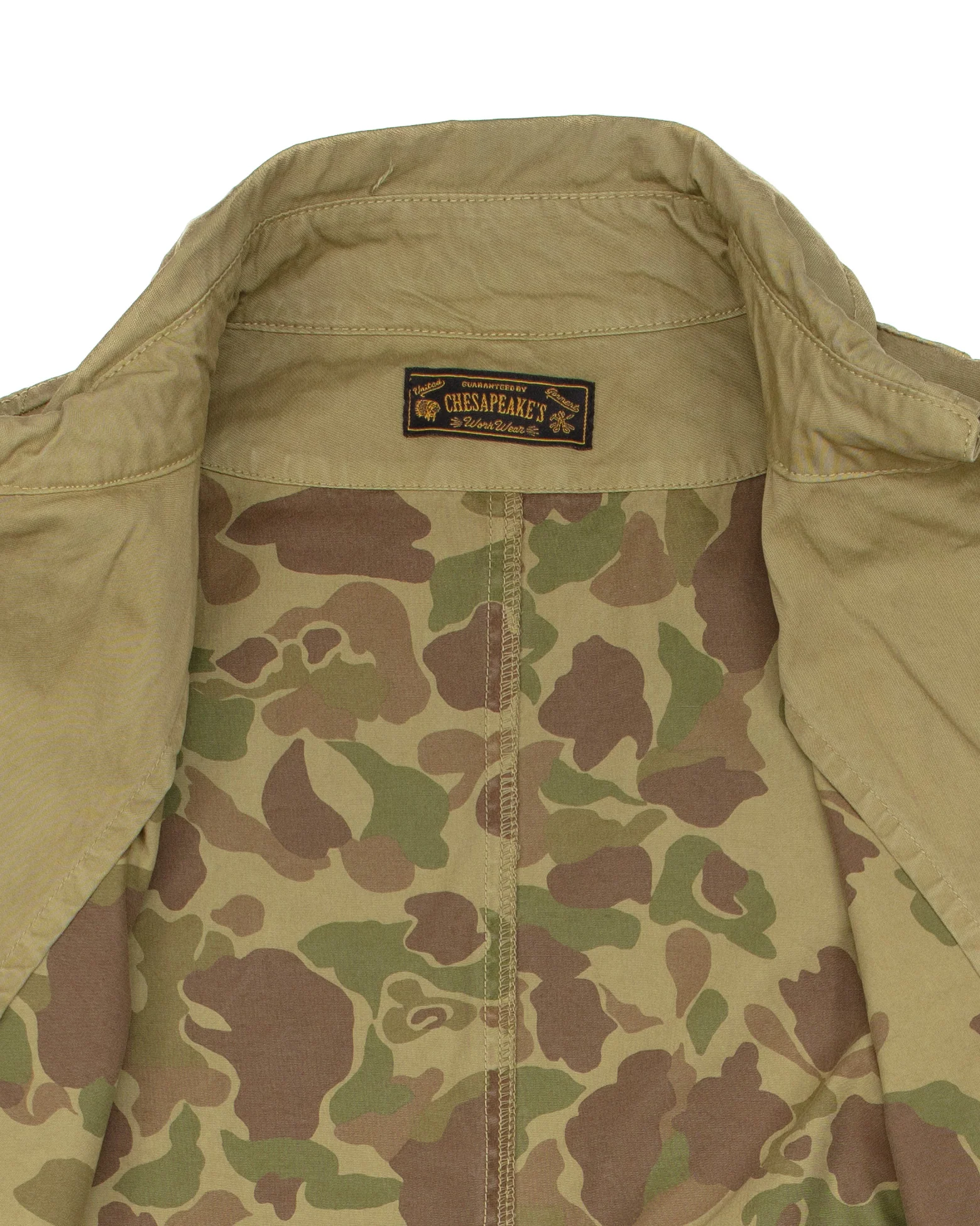 Trench Coat in Khaki Gabardine - Image 4