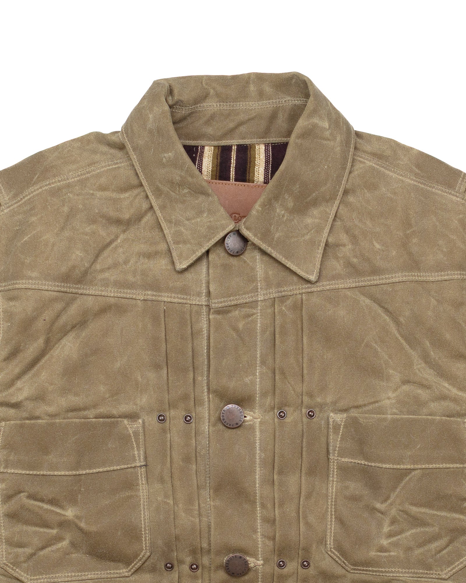 Waxed Riders Jacket in Tobacco - Image 3