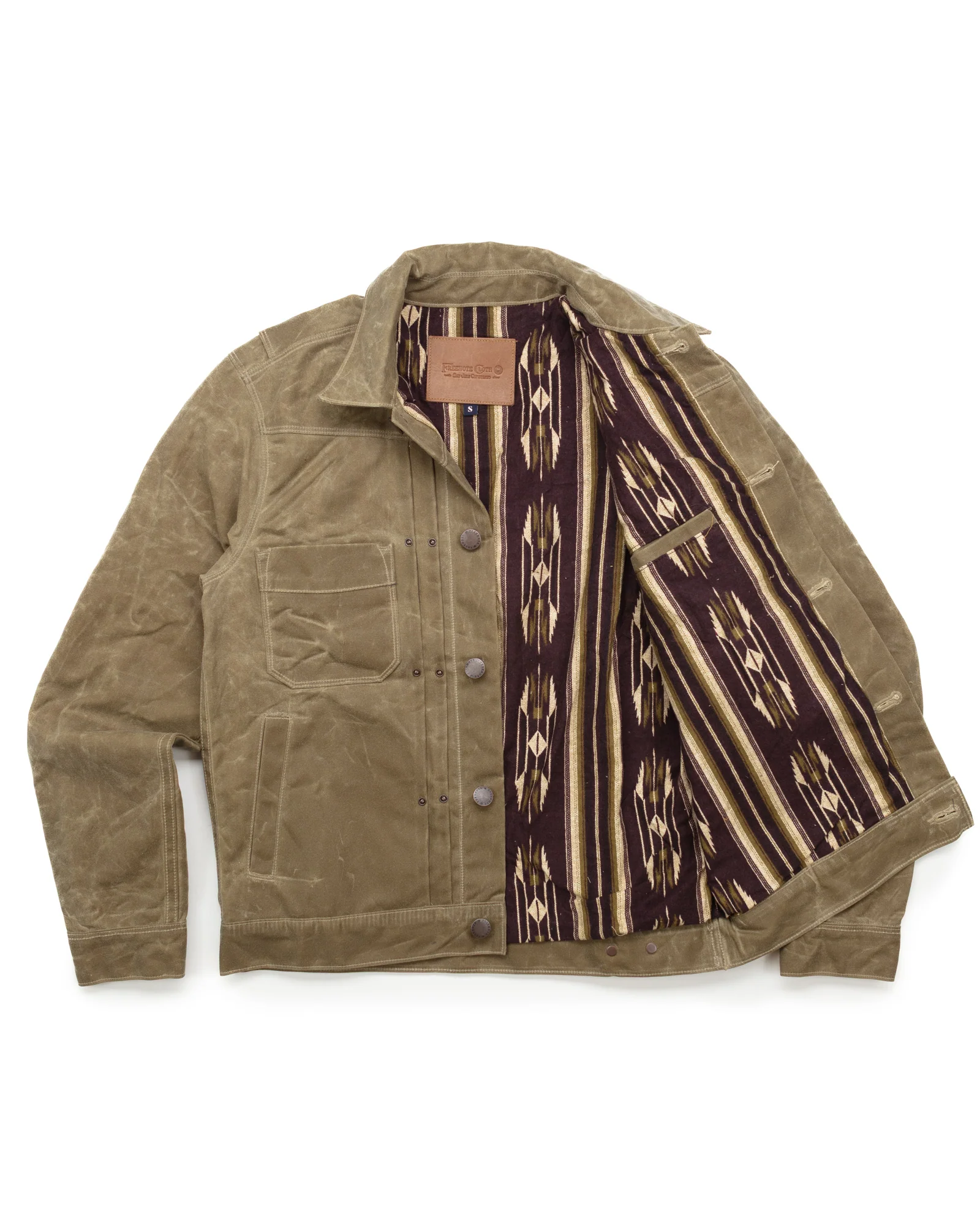 Waxed Riders Jacket in Tobacco - Image 5