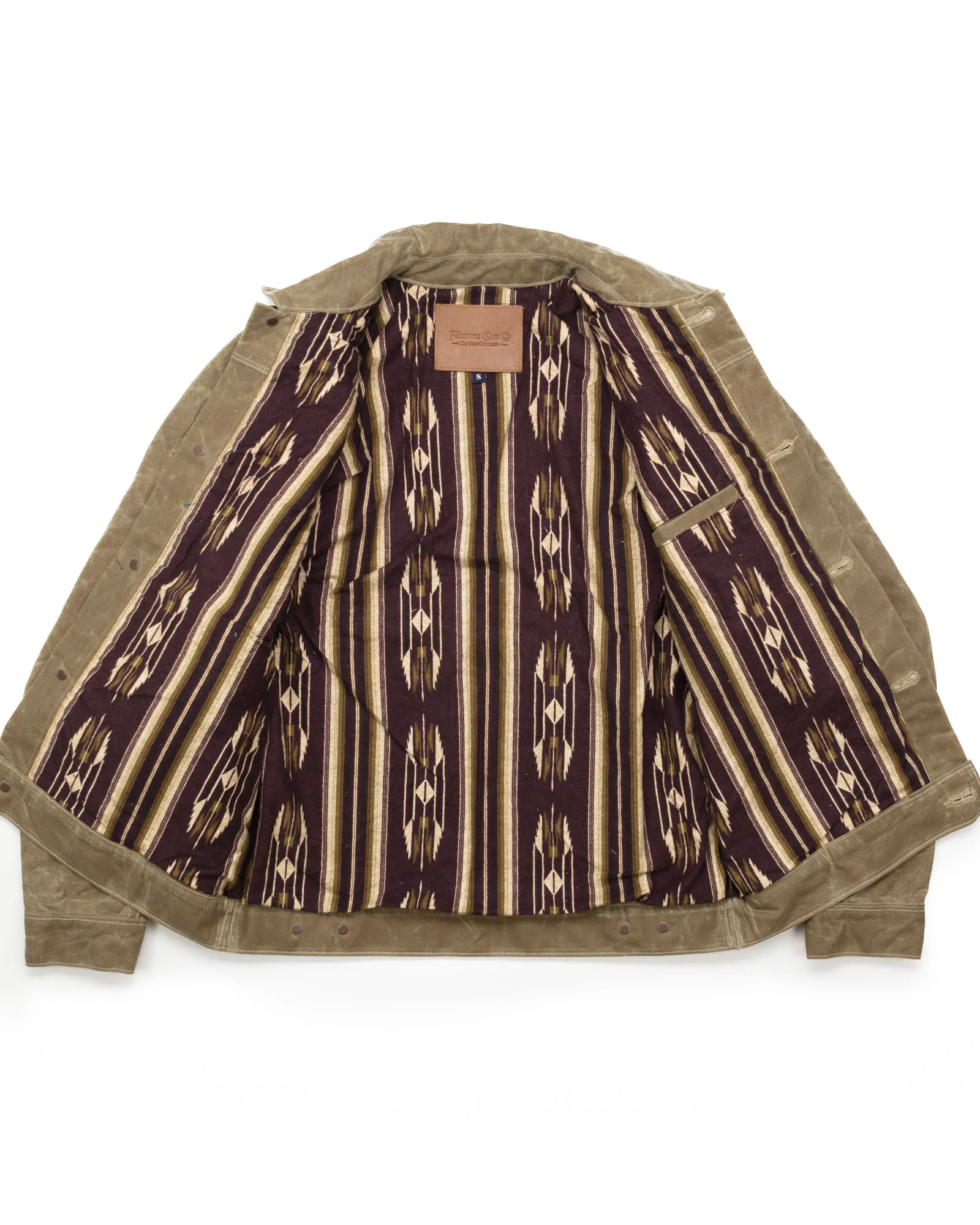 Waxed Riders Jacket in Tobacco - Image 6