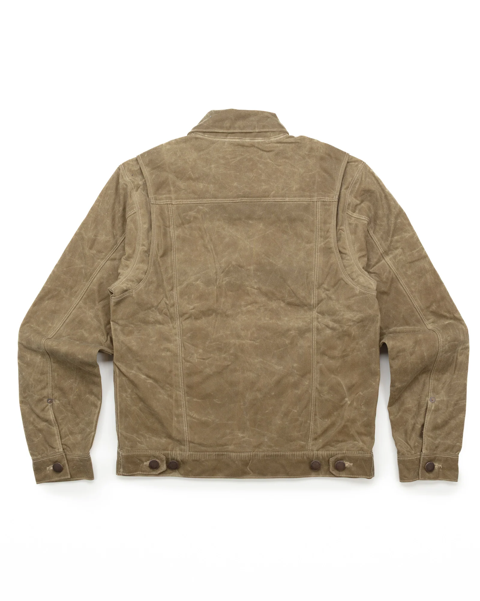 Waxed Riders Jacket in Tobacco - Image 7
