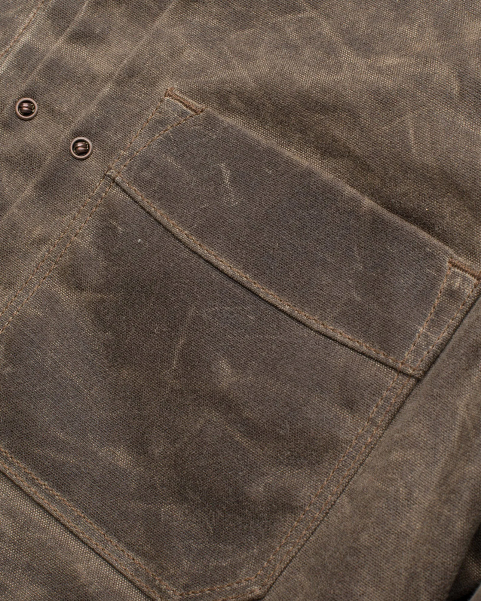 Waxed Riders Jacket in Oak - Image 5