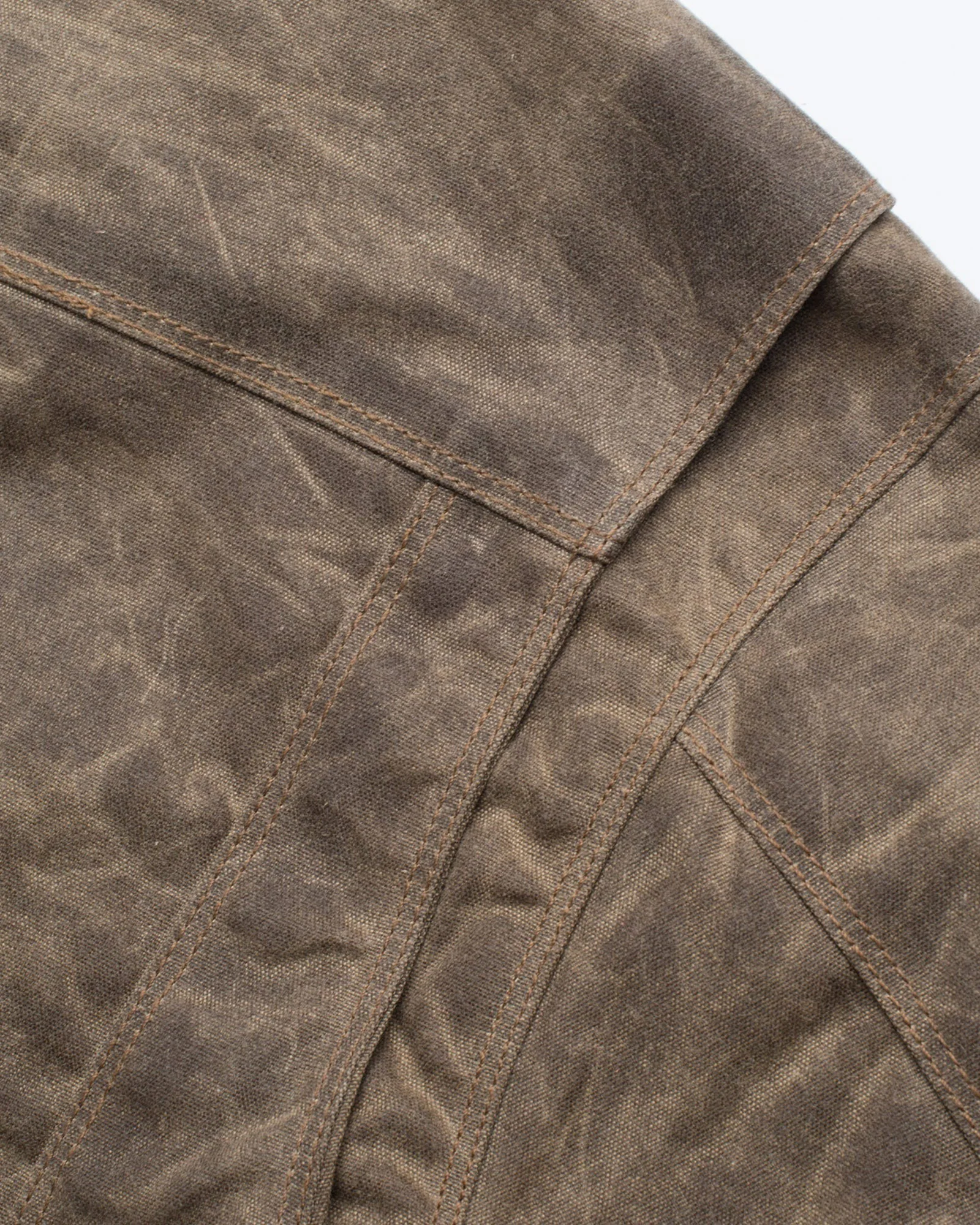 Waxed Riders Jacket in Oak - Image 6