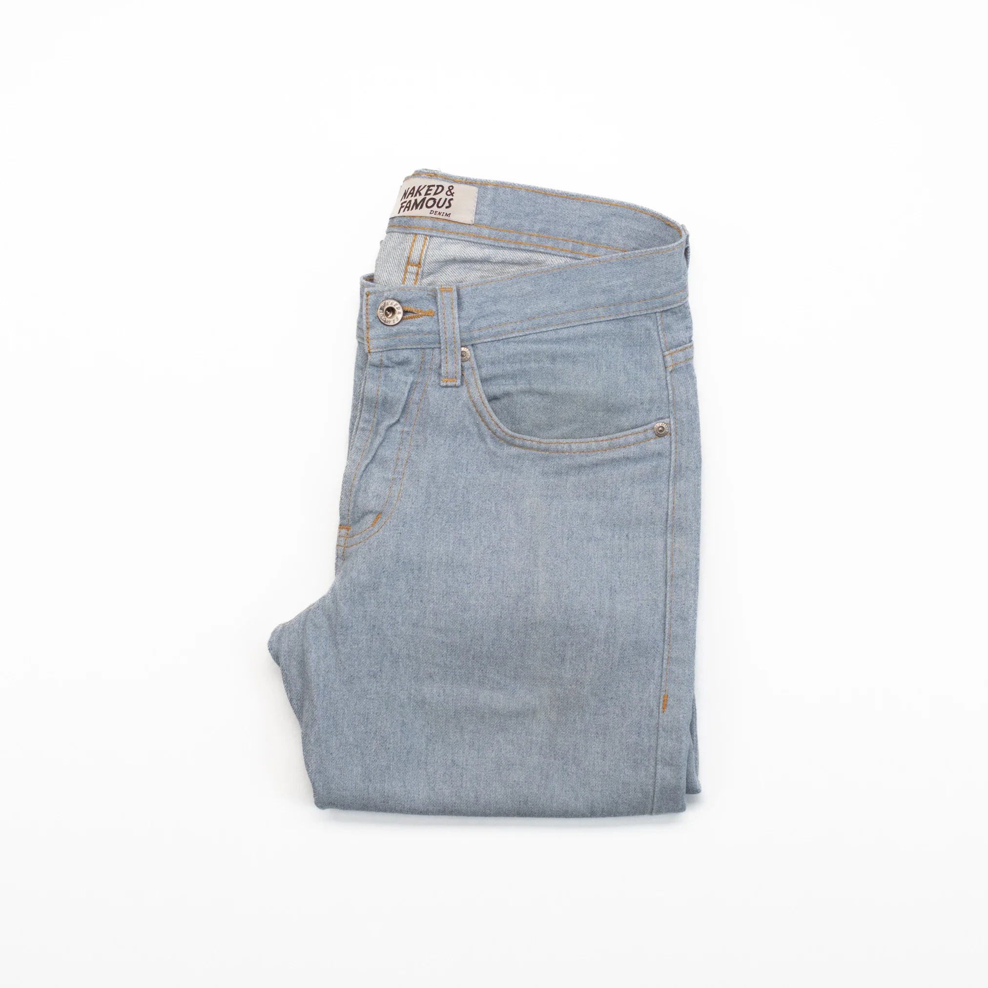 Weird Guy Recycled Selvedge Stone Blue - 29