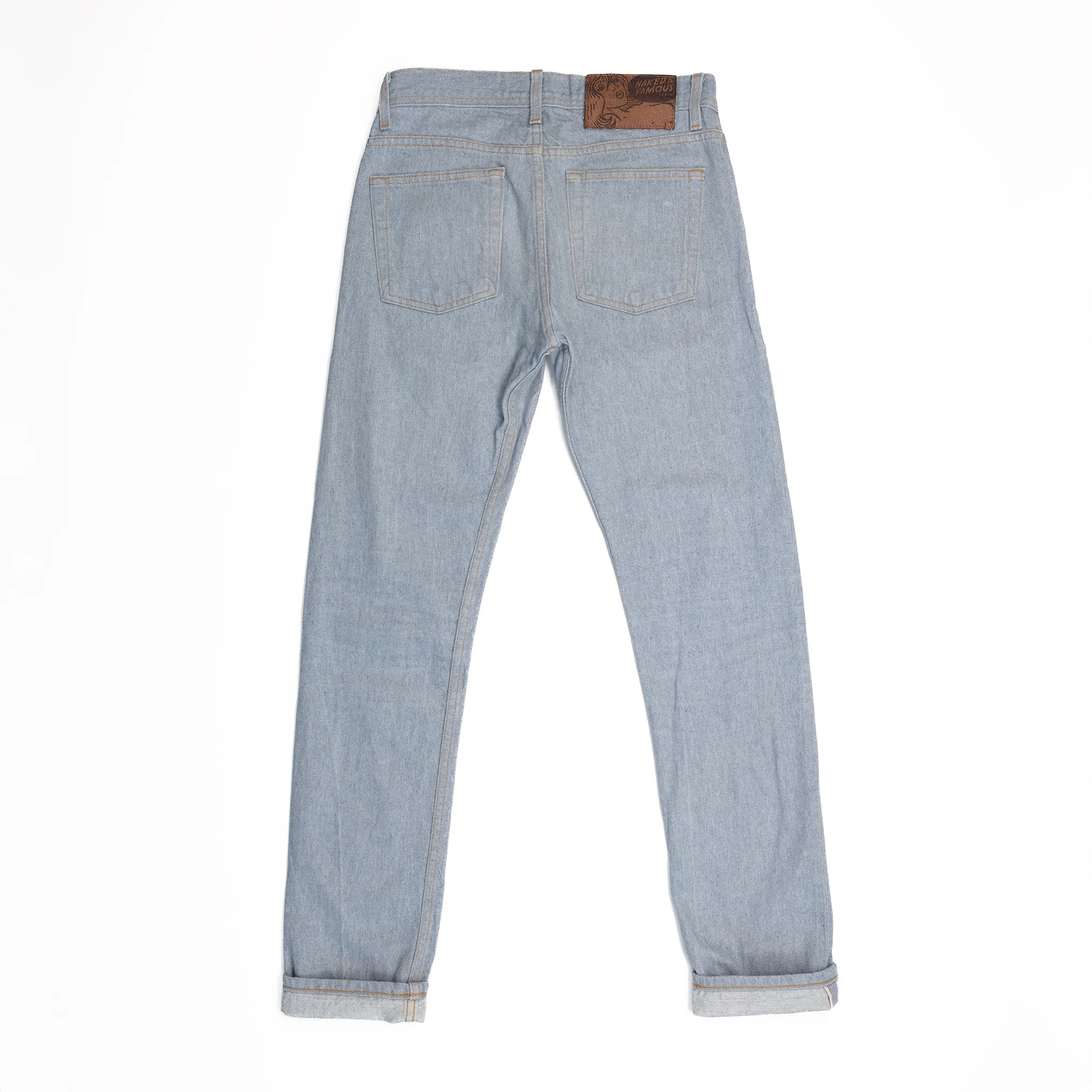 Weird Guy Recycled Selvedge Stone Blue - 29 - Image 3