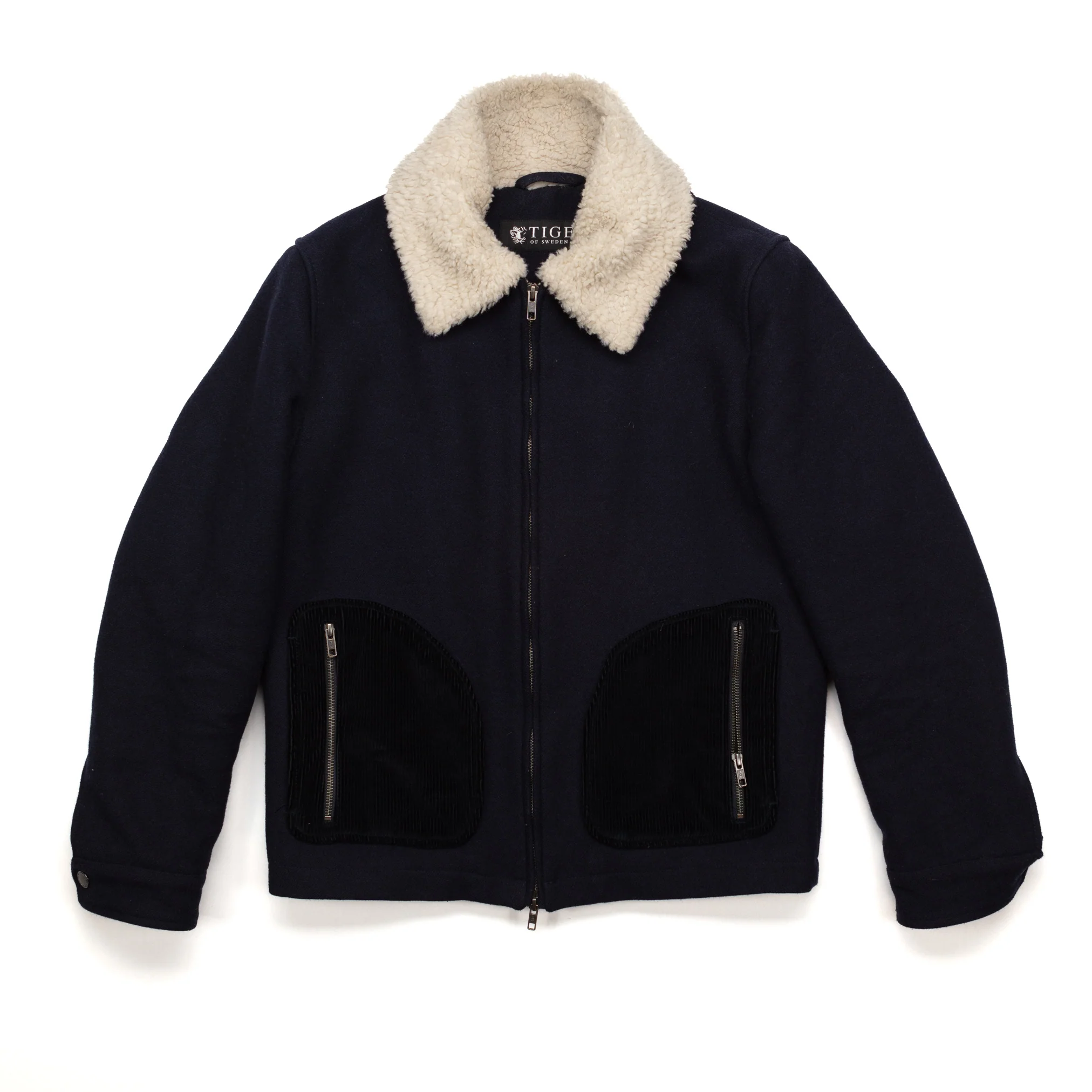 Wool Jacket in Navy #1056
