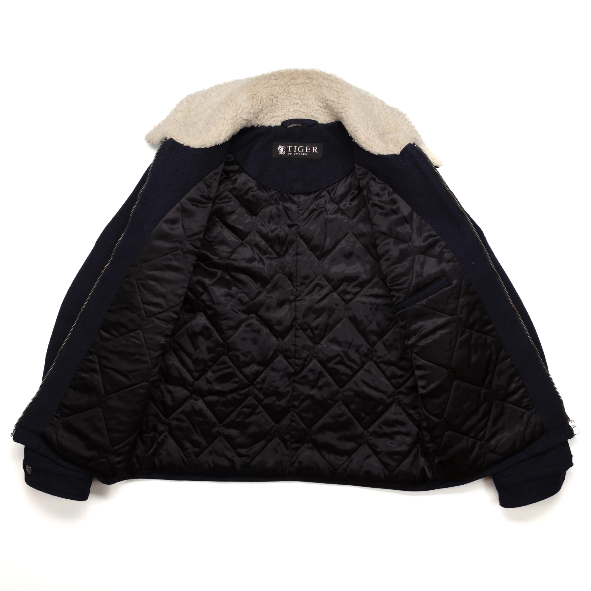 Wool Jacket in Navy #1056 - Image 3