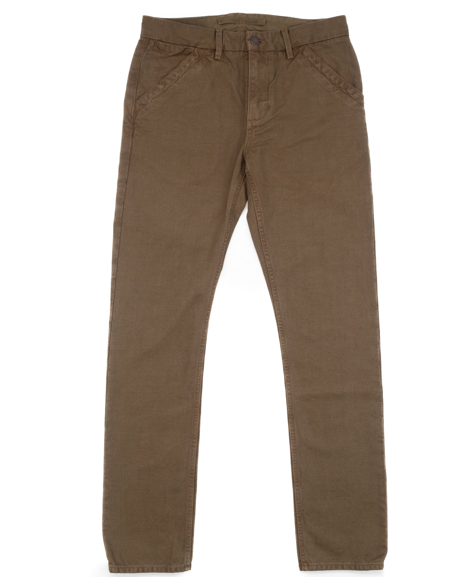Workers Chino 14oz Slub Army Green - Image 5