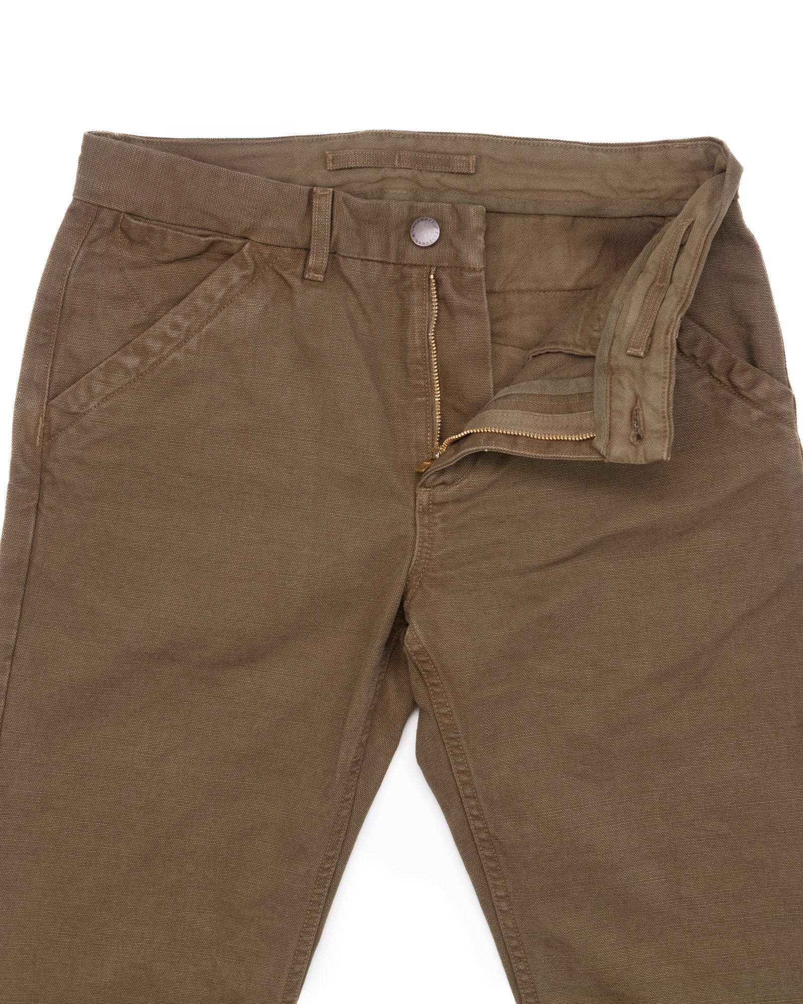 Workers Chino 14oz Slub Army Green - Image 7