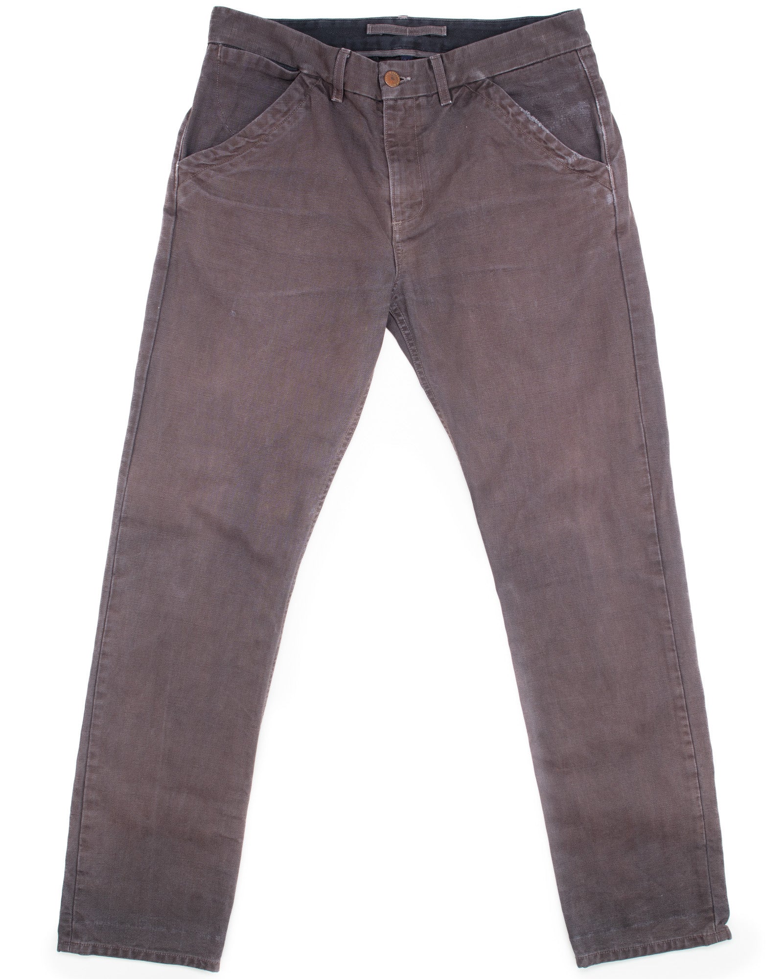 Worker's Chinos in Slub Bark #1542 - Image 3