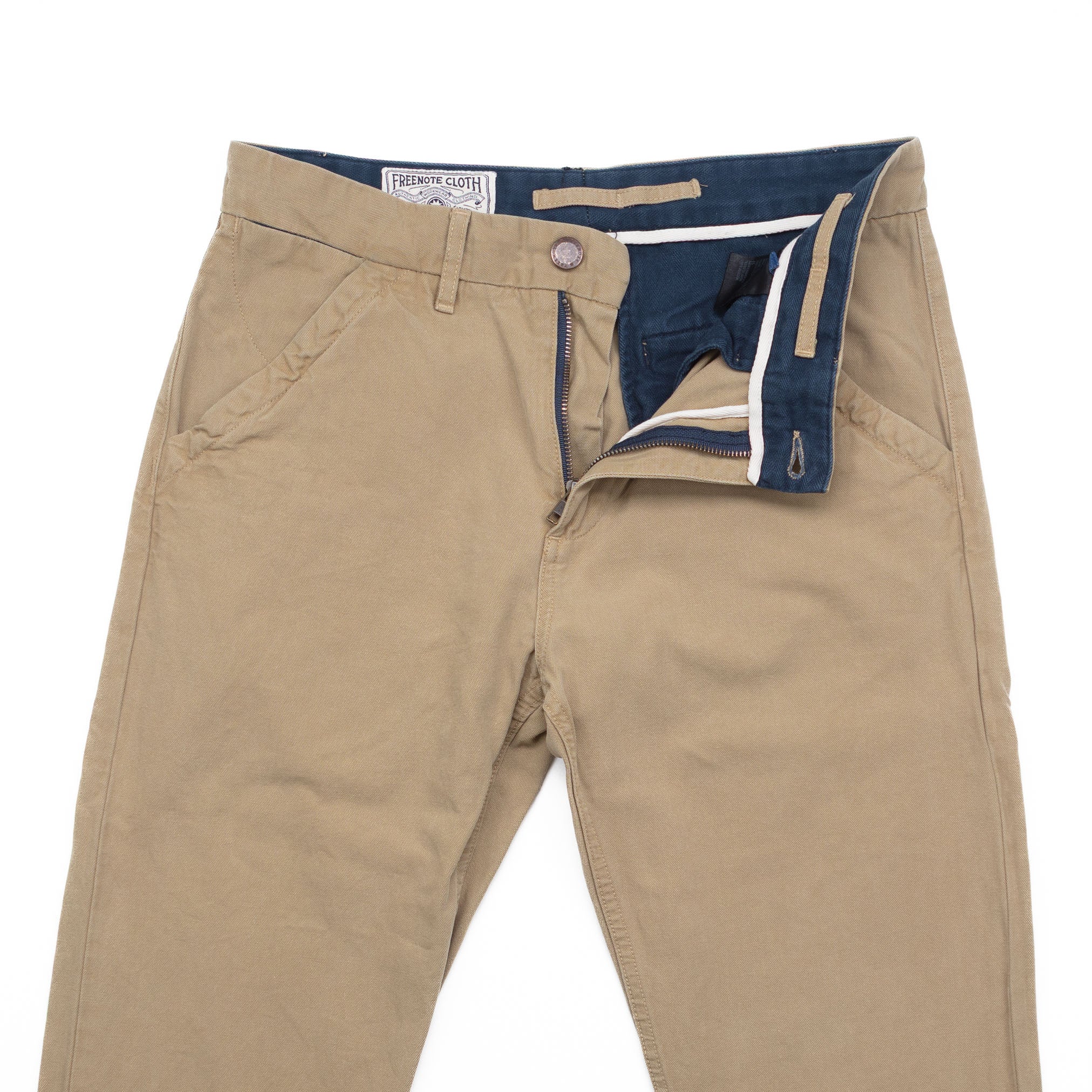Workers Slim Fit Chinos in Tan #1225 - Image 2